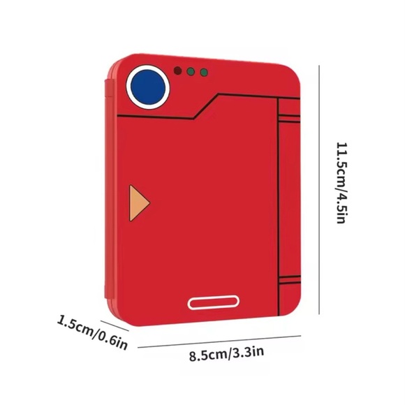 Brand New Pokemon Pokédex style Nintendo Switch Game Card Case - Holds 16 Games - Picture 4 of 4
